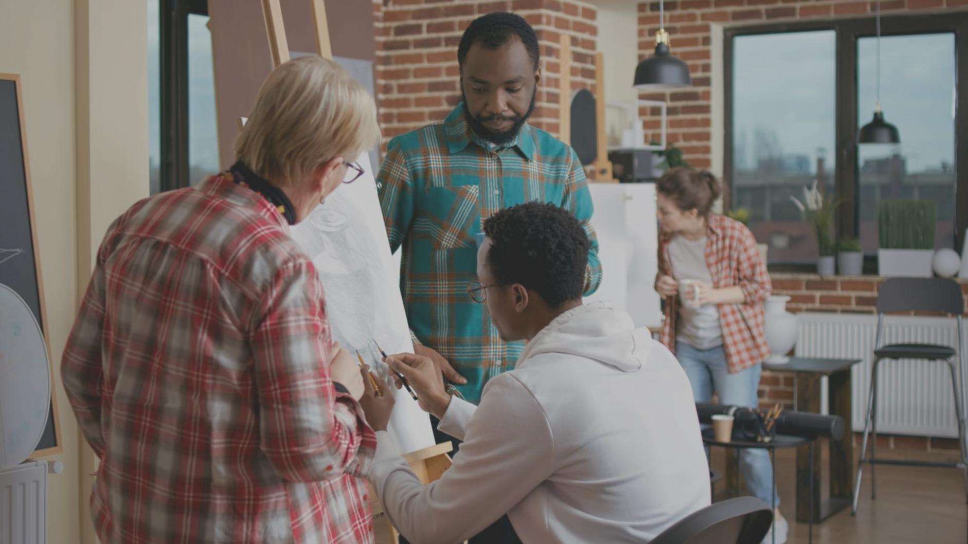 Budgetplanung am Schreibtisch